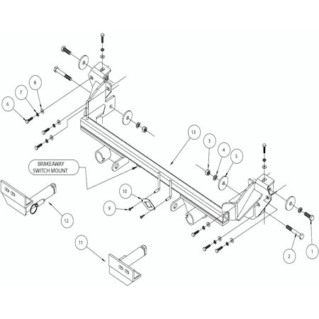 Roadmaster EZ LOCK MTG BRKT 021717 521559-4